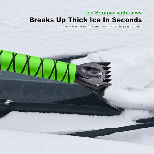 SEAAES 44 Inch Extendable Snow Brush, Snow Ice Scraper - Image 5