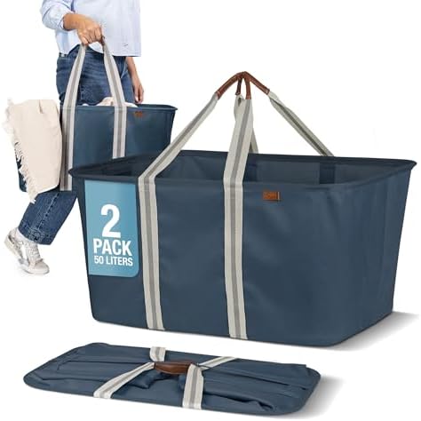 Collapsible Laundry Tote LUXE by CleverMade