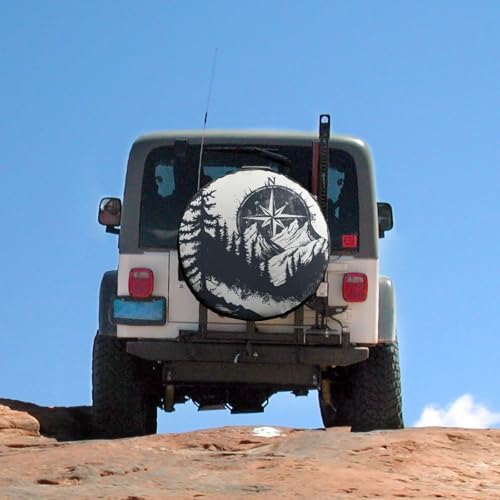 Camper Spare Tire Cover 17 Inch Mountains - Image 5