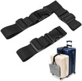 2 Pack Luggage Straps for Suitcases, Luggage Straps by Unknown