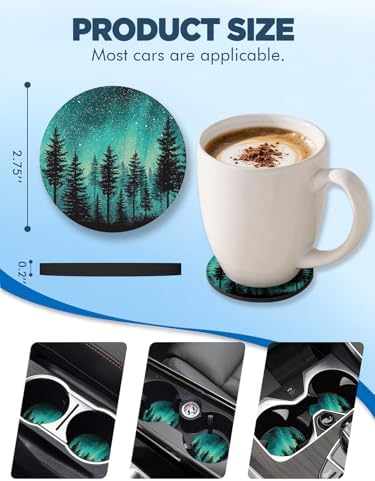 WOCOCN Car Coasters for Cup Holders - Image 6