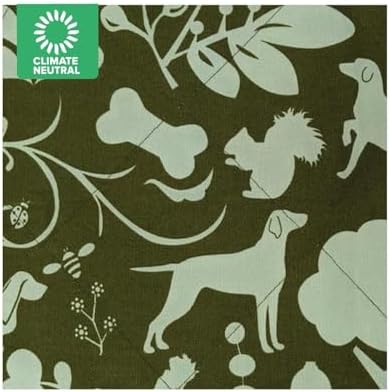 Molly Mutt Light Green Dog Car Seat Cover, GOTS-Certified Cotton by MollyMutt