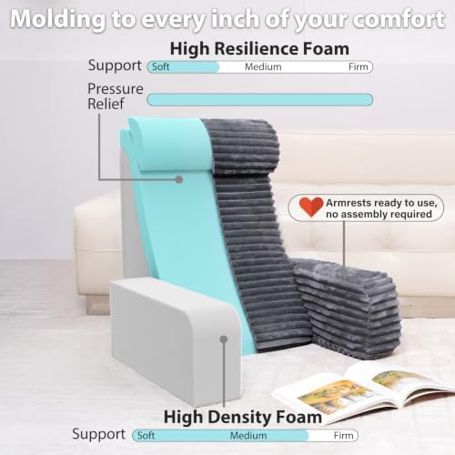 ENITYA 24" XXL Back Pillow for Bed Sitting Up - Image 3