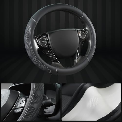 GIANT PANDA Microfiber Leather Steering Wheel Cover - Image 4