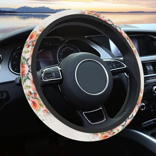 Steering Wheel Cover Neoprene Material Most Cars Men&Women Universal 15 inch by KeepCarTidy