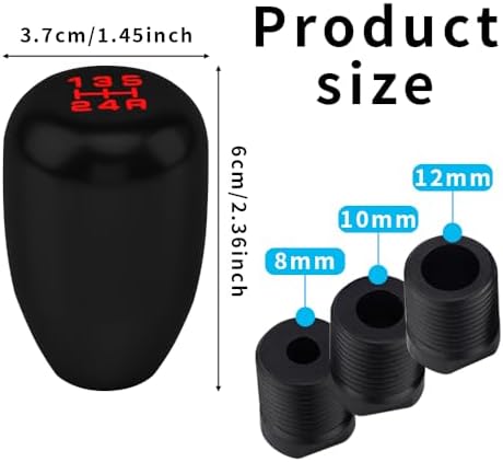 Car Gear Shift Knobs, Manual Gear Shift Knobs Replacement, Universal Car - Image 2