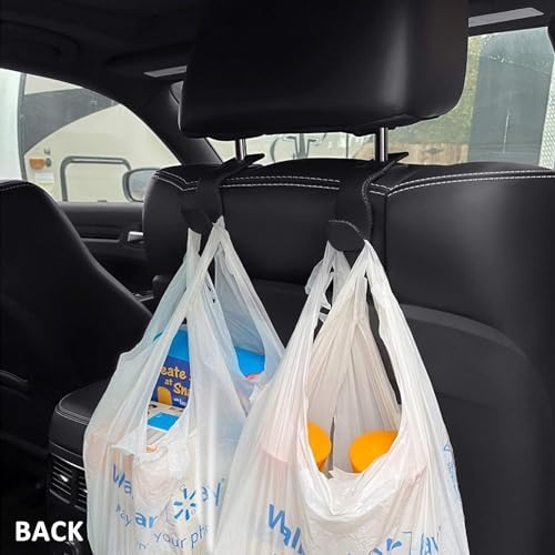 AMVOYOA Headrest Hooks for Purses and Bags, Car Back Seat Headrest Hanger - Image 3