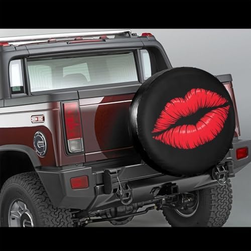 Spare Tire Cover，Kiss Me Print Camper Spare Tire Cover Waterproof Sun Protection - Image 5