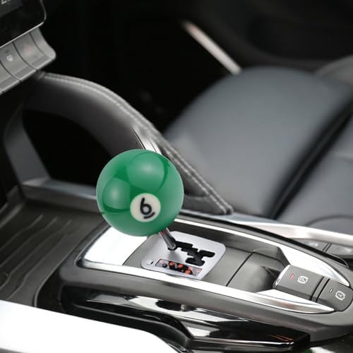 6 Ball Billiard Shift Knob Polished Car Racing Gear Shifter Grip - Image 2