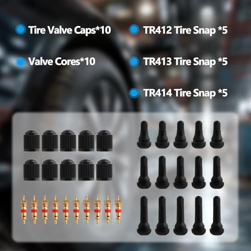 45 PCS Valve Stem Core Removal Replacement Tool Kit, Tire Valve Stem Removal - Image 6