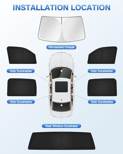 Canvcle Sunshades for Dodge Ram 1500 Crew Cab 2019-2025 2026 Accessories - Image 5