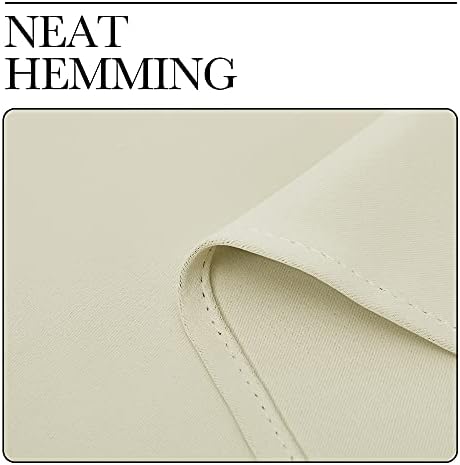 NICETOWN Beige Room Darkening Curtains 108" Long - Image 7