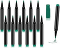 12 PCS Dark green Liquid Chalk Markers Wet or Dry Erase Fine Tip Neon Pens by Unknown