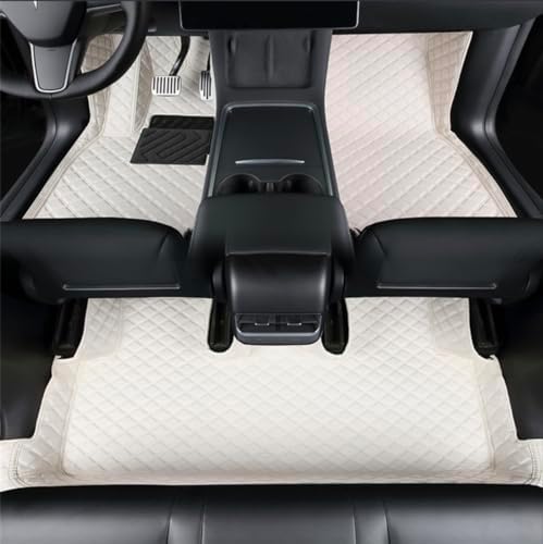 Compatible with Tesla Model Y 2019-2025 5 Seater Floor Mats Full Coverage- by ZYCHUANGYING