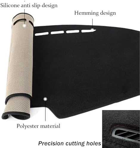 Dashboard Mat Cover for Toyota Camry 2024 2023-2018 Without HUD Nonslip Center - Image 5