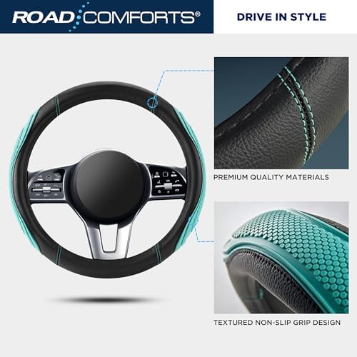 Road Comforts Car Steering Wheel Cover - Image 5