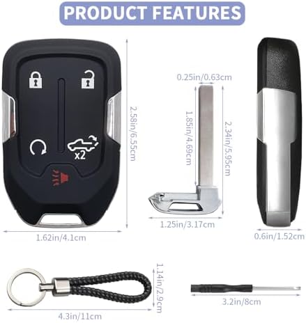 Key Fob Shell Case Replacement Fits - Image 6