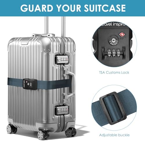 Travel Inspira Heavy Duty Luggage Straps - Image 2