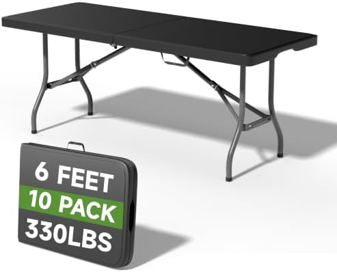 Heavy Duty Folding Table, Sturdy Portable Foldable Table by OrtusCollective