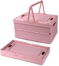 Collapsible Storage Crate, Foldable Plastic Basket by Vivikivi