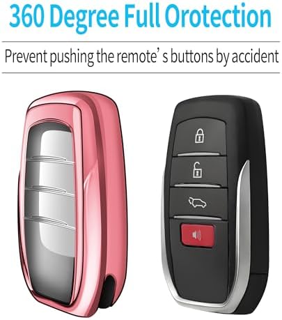 Key Fob Cover with keychain Compatible with Toyota 2025-2026 Camry 4Runner - Image 4