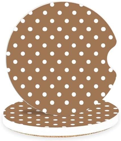 Ceramic Car Coasters – Absorbent Car Cup Holder Coaster Set by lethooly