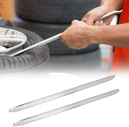 QWORK 20 Inch Tire Iron Set of 2, Professional Tire Spoons Lever Bar - Image 6