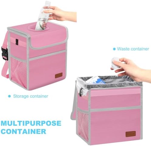 Femuar Leak Proof Car Trash Can - Image 6