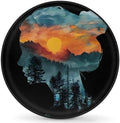 View Girl Forest Spare Tire Cover Dust-Proof Wheel Protector by Unknown