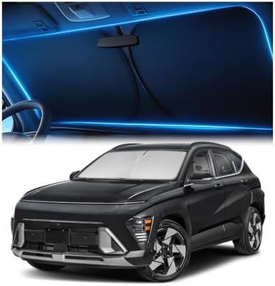 Magnelex Windshield Sun Shade for Hyundai Kona 2024-2026, Foldable Car Window by Magnelex