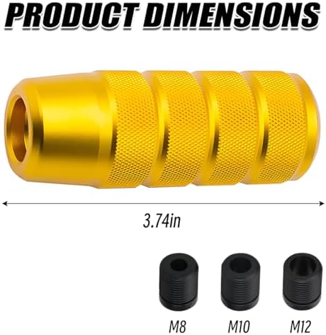 Osilly 3.74 Inch Aluminum Shift Knob - Image 2