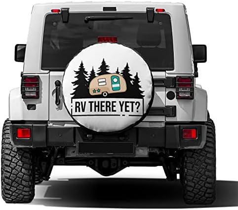 Delerain RV There Yet Spare Tire Cover Wheel Protectors Sun Protector Waterproof - Image 2