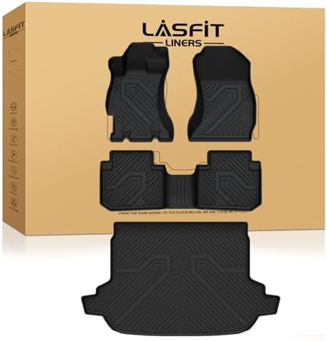 LASFIT Floor Mats & Cargo Mat for Subaru Forester 2018 2017 2016 2015 2014 by LASFIT