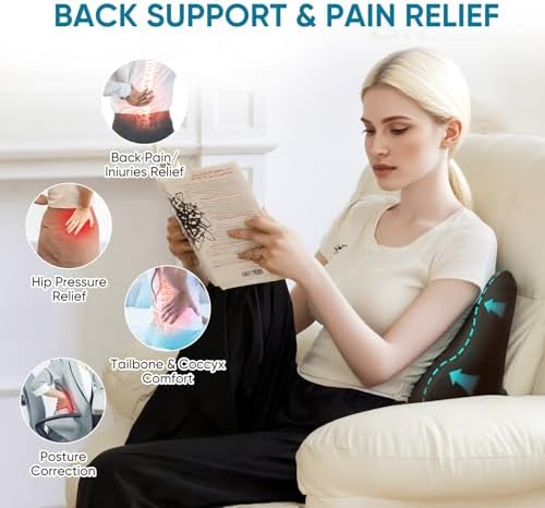 Lumbar Support Pillow for Recliner, Ergonomic Back Support Pillow - Image 3