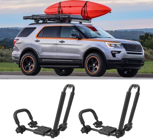 Universal Foldable Canoe Car Roof Rack J Bar Kayak Roof Rack - Image 5