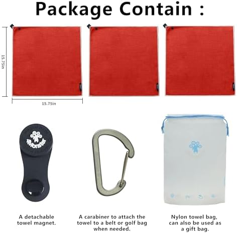 4Monster Golf Towels 3-Pack - Image 4