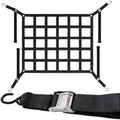 US Cargo Control Cargo Nets for Pickup Truck Bed 4.2 FT x 3.5 FT, Adjustable by USCargoControl