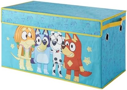 Bluey Collapsible Storage Trunk Durable Fabric Chest by IdeaNuovaCharacterShop