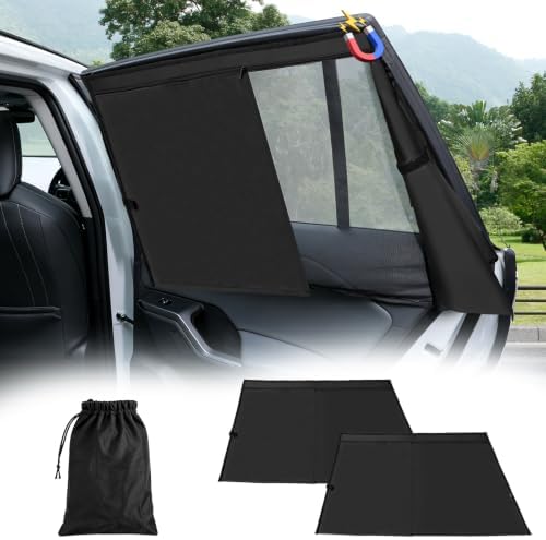 KUST Car Window Shades for 2019-2024 2025 Toyota RAV4 Accessories, Breathable by KUST