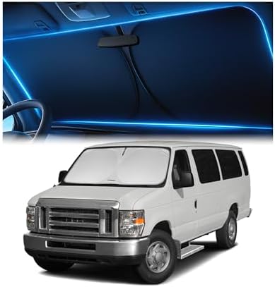 Magnelex Windshield Sun Shade for Ford Econoline E-Series Van & Motorhome E-150 by Magnelex