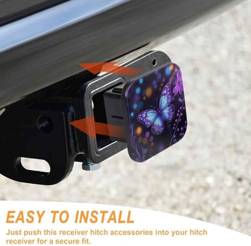 2" Trailer Hitch Cover Rubber Receiver Tube Cap Trailer Hitch Covers - Image 4