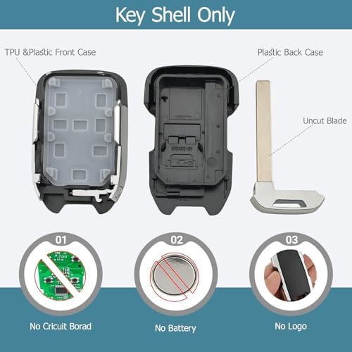 Horande Key Fob Cover fit for GMC Yukon XL Denali Chevy Suburban Tahoe - Image 4