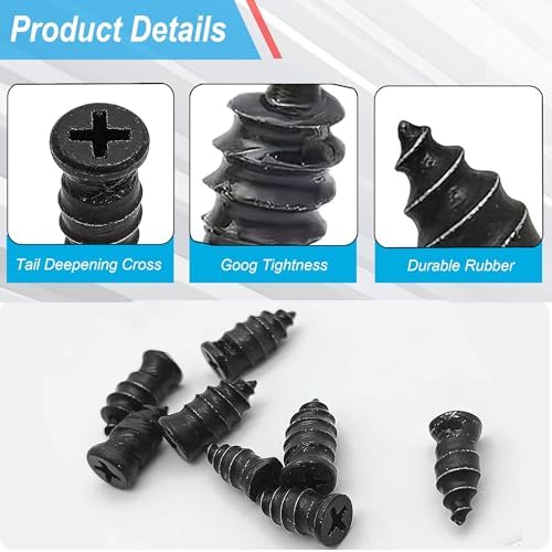 60Pcs Tire Repair Rubber Nail Kit - Image 4