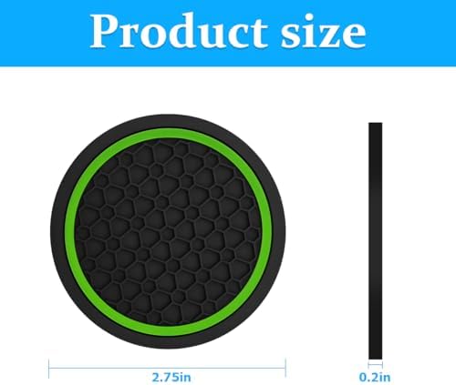 Mandark 4PCS 2.75 Inch Car Cup Holder Coasters - Image 2
