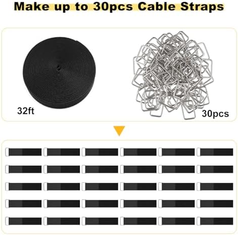 YMCRLUX 1.5"x32ft Hook and Loop Straps - Image 5