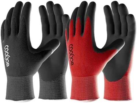 COOLJOB 6 Pairs Gardening Gloves by COOLJOB
