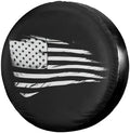 Delerain American Flag Patriotic Spare Tire Cover Wheel Protectors Sun by Delerain