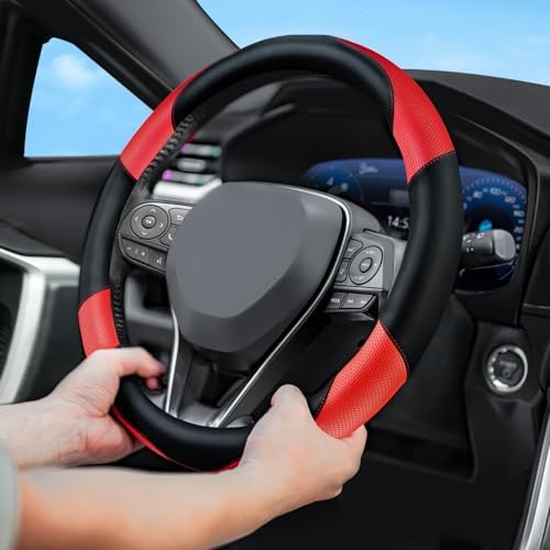 Soft Leather Steering Wheel Cover - Image 3
