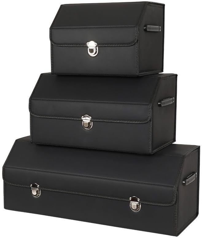 Car Trunk Organizer Leather Storage Box - Image 6