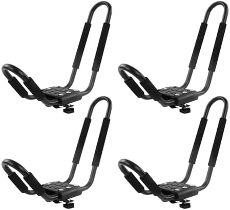 Kayak Roof Top Mount Rack Sturdy Alloy Steel 150LBS Load Holder by BSTiltion